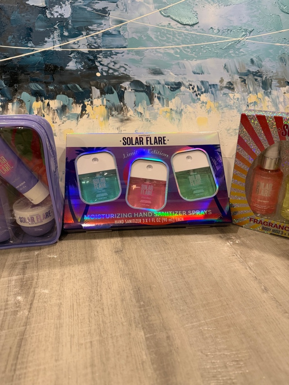 Solar Flare Moisturizing Hand Sanitizer ~ 🌼 Body Wash, Moisturizer 10pc bundle